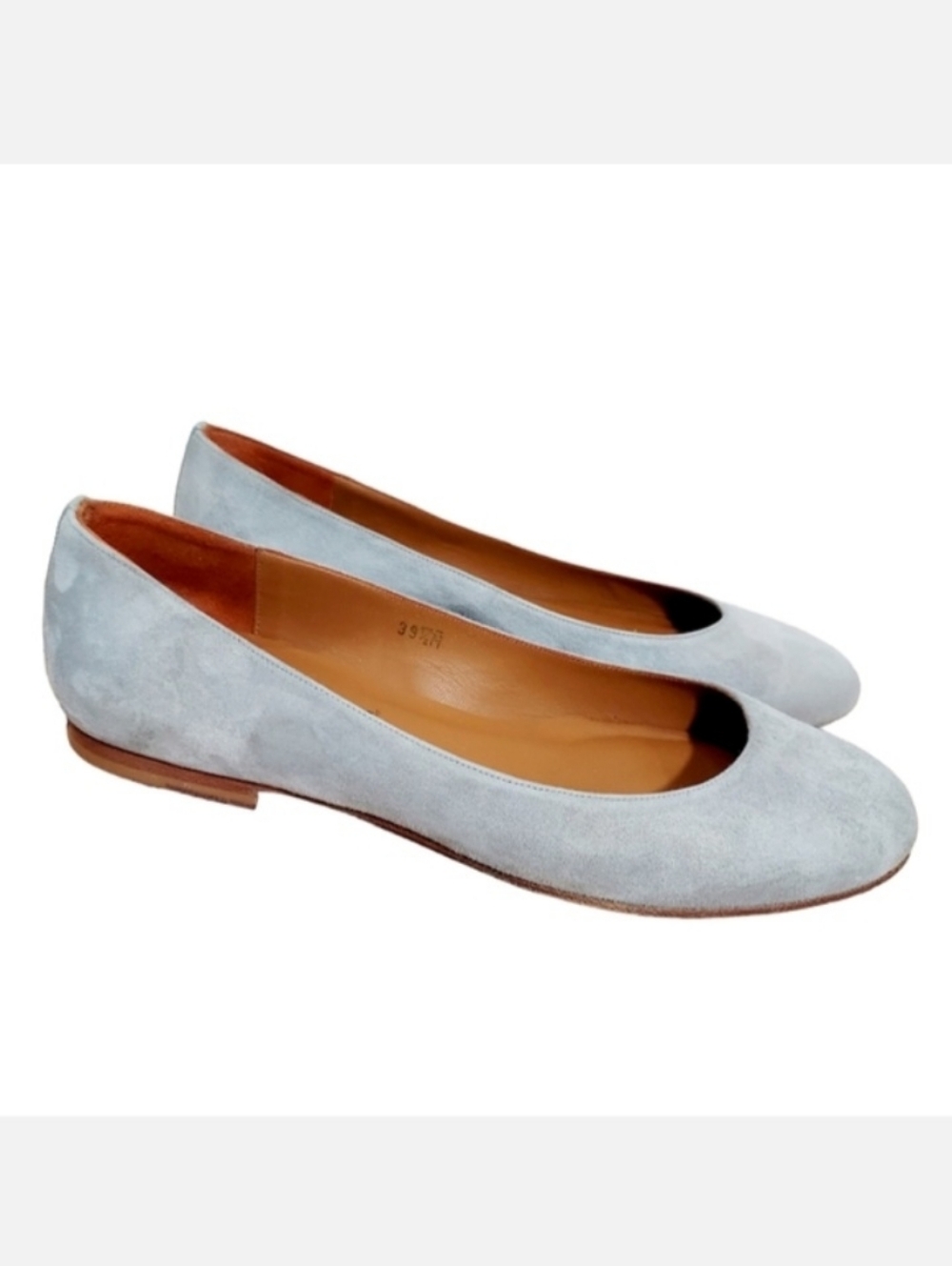 Margaux gray Classic suede ballet flats 39.5M
